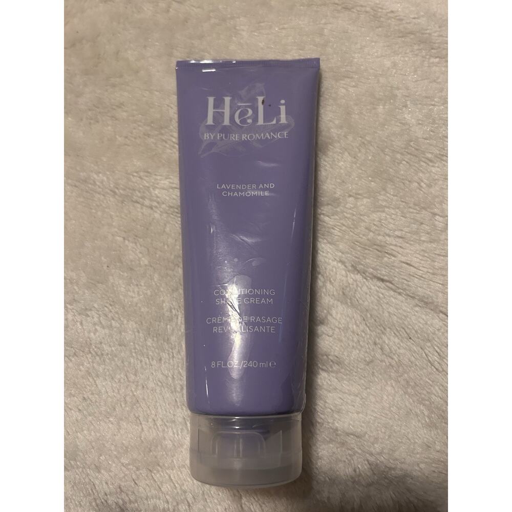 HeLi by Pure Romance, Lavender Chamomile Shaving Cream 8 fl oz tube - Sealed